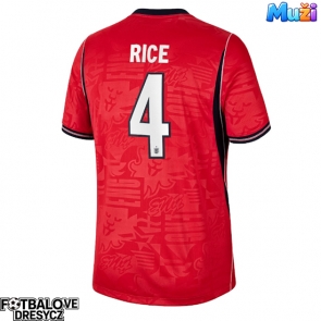 Anglie Declan Rice #4 Venkovní Dres MS 2026 Krátký Rukáv